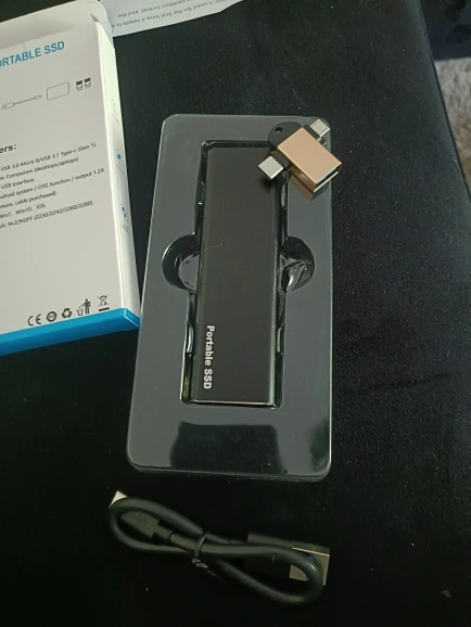 Portable external SSD