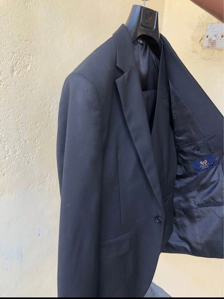 Black mens suit