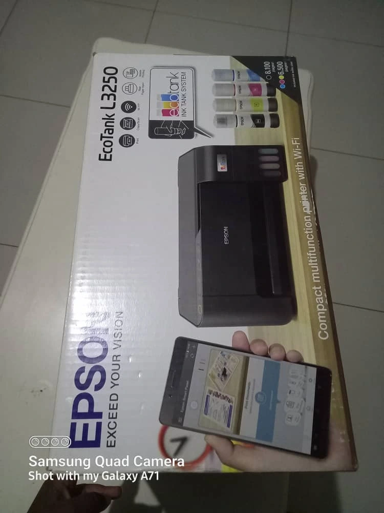 Epson EcoTank L3250 A4 Wi-Fi All-in-One Ink Tank Printer.
