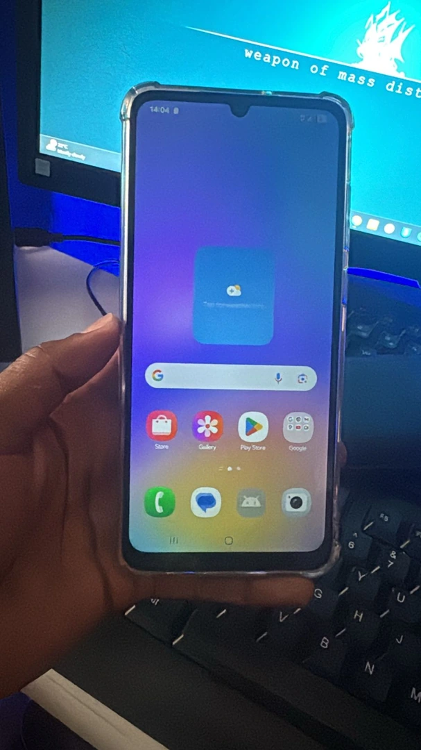 Samsung ao7 ram 4gb Storage 128gb battery 5000mah