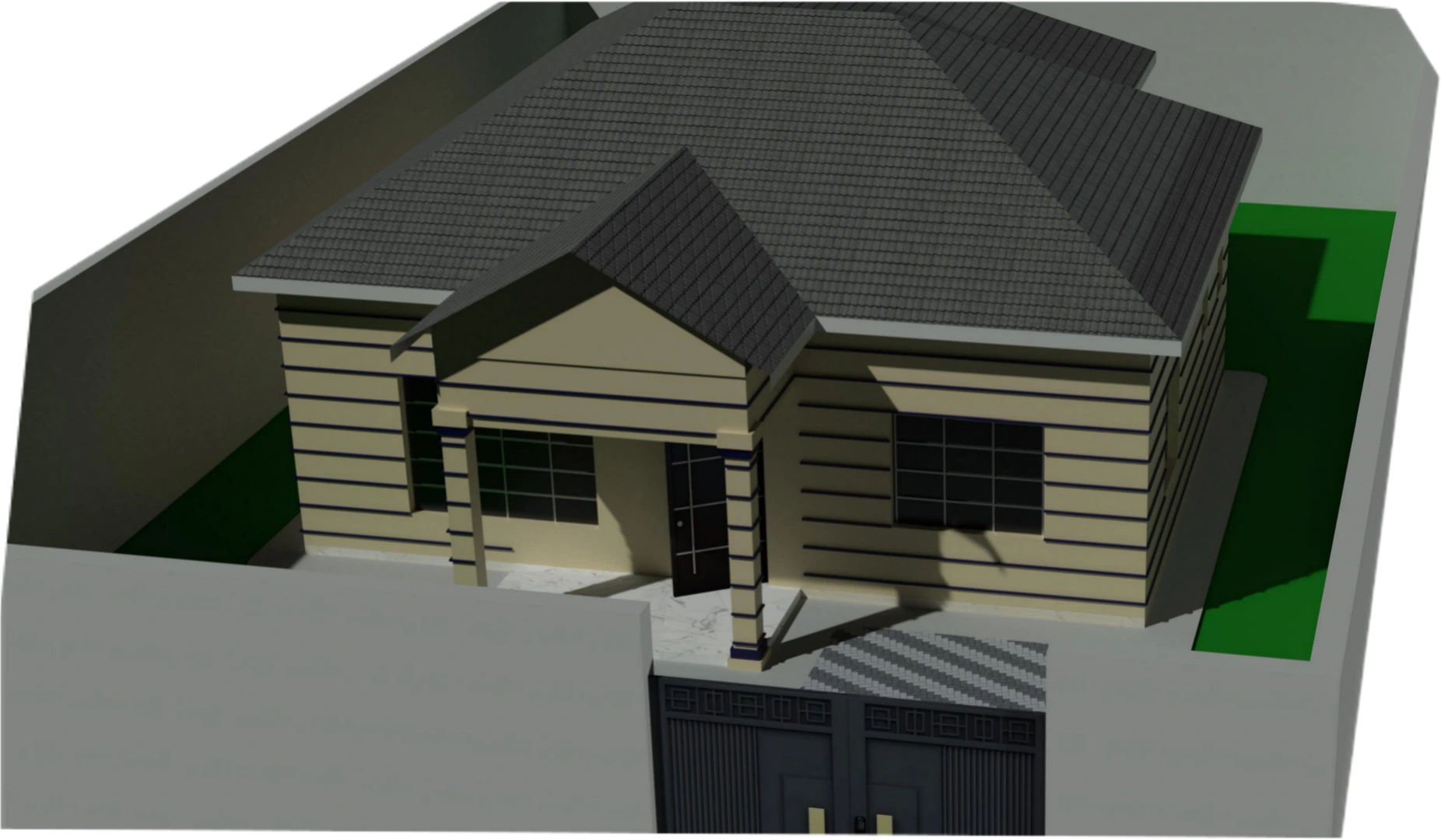 2 bedroom house plan