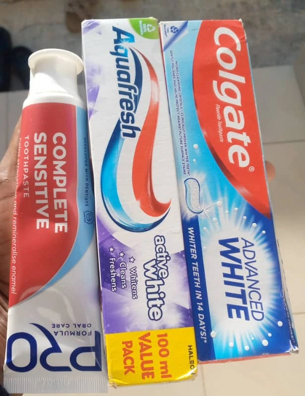 Sensitive teeth paste
