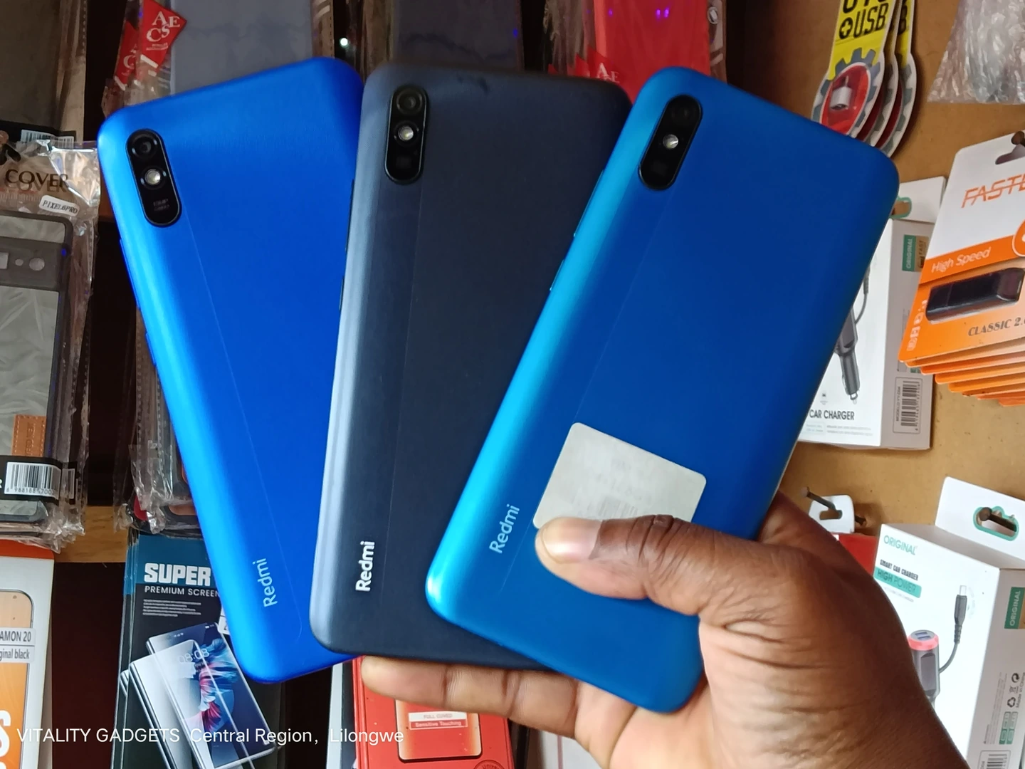 REDMI 9A: 64GB ROM, 4GB RAM, ANDROID 11 @245K. 128GB ROM, 4+2GB RAM @275K