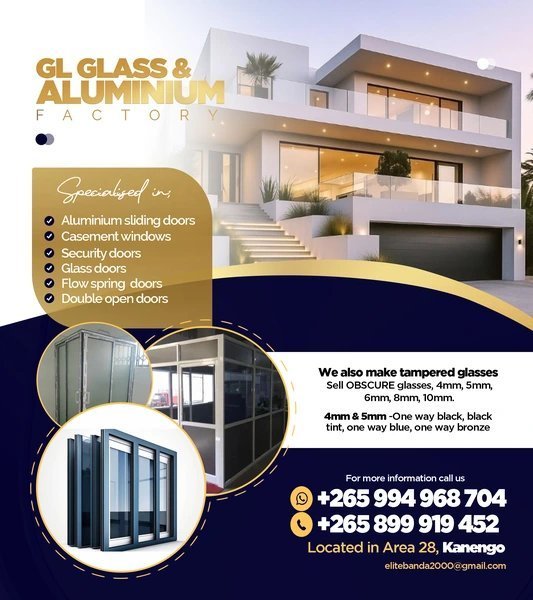 GL GLASS AND ALUMINIUM FACTORY Banner