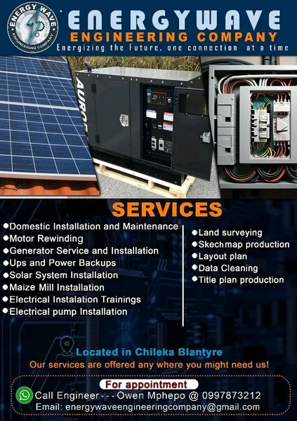 Energy wave engineering services Banner