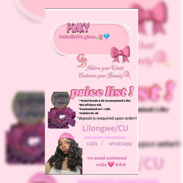 Pinky babellah's glam Banner