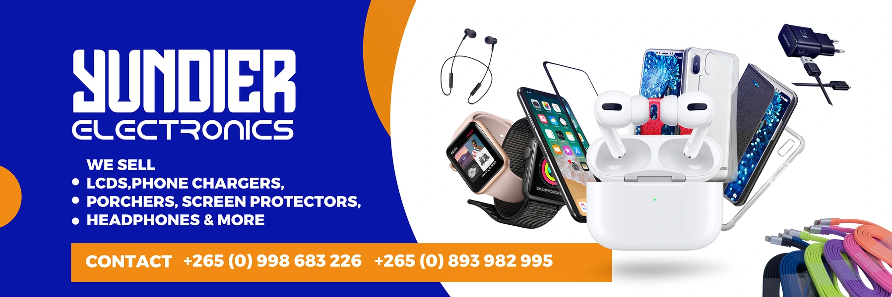Yundier Electronics Banner