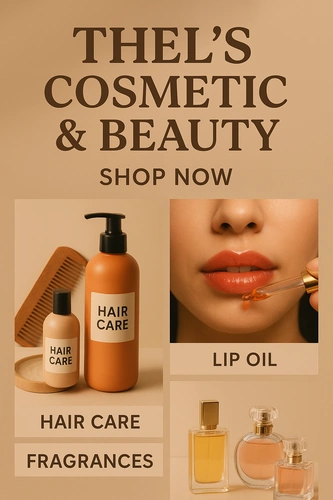 Thel's cosmetic and beauty Logo